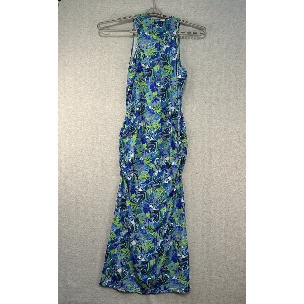 Banana Boat Ladies‎ Small Sleeveless Long Dress Tropical UPF 50+ Floral NWT - Picture 2 of 5